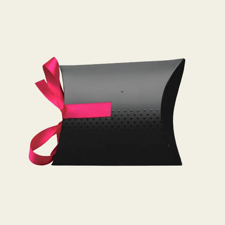 Black Pillow Boxes