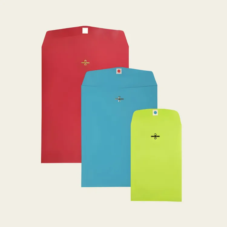 Envelope With Clasp