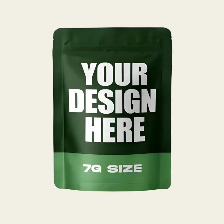 Custom Green Mylar Bags