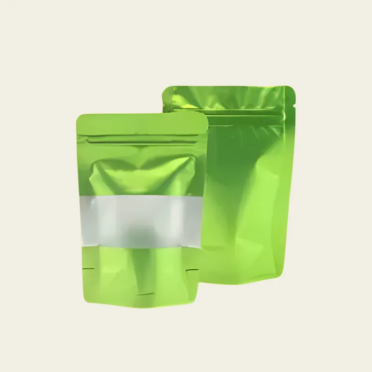 Custom Green Mylar Bags
