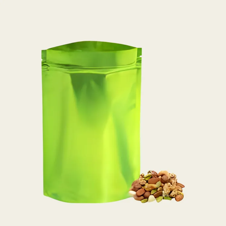 Custom Green Mylar Bags