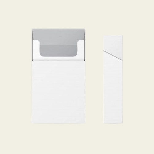 Empty Paper Flip Top Cigarette Boxes