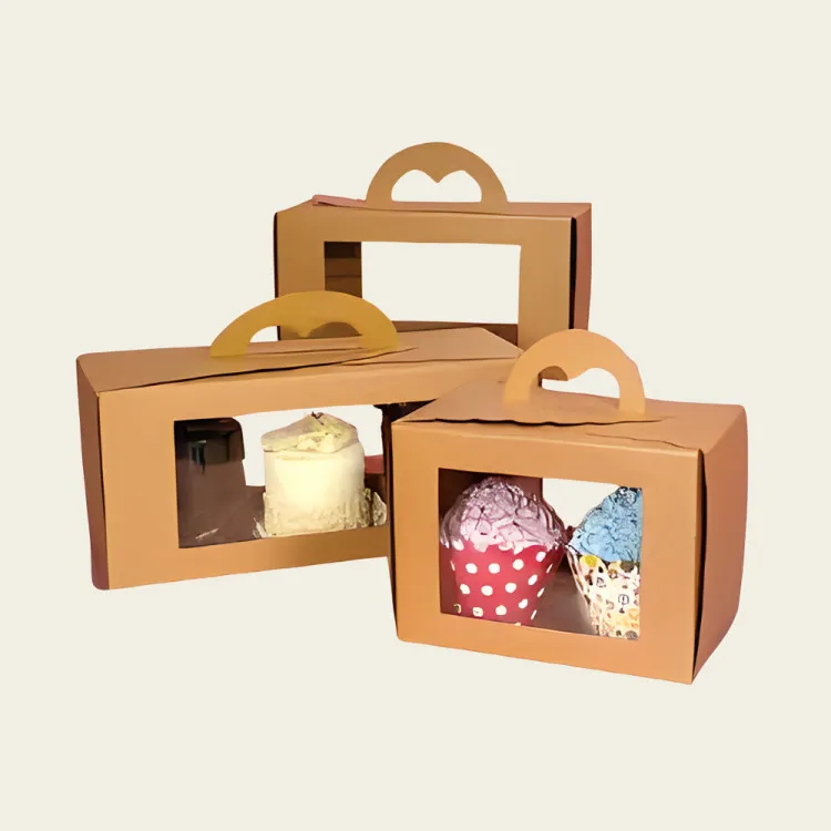 Kraft Cupcake Boxes