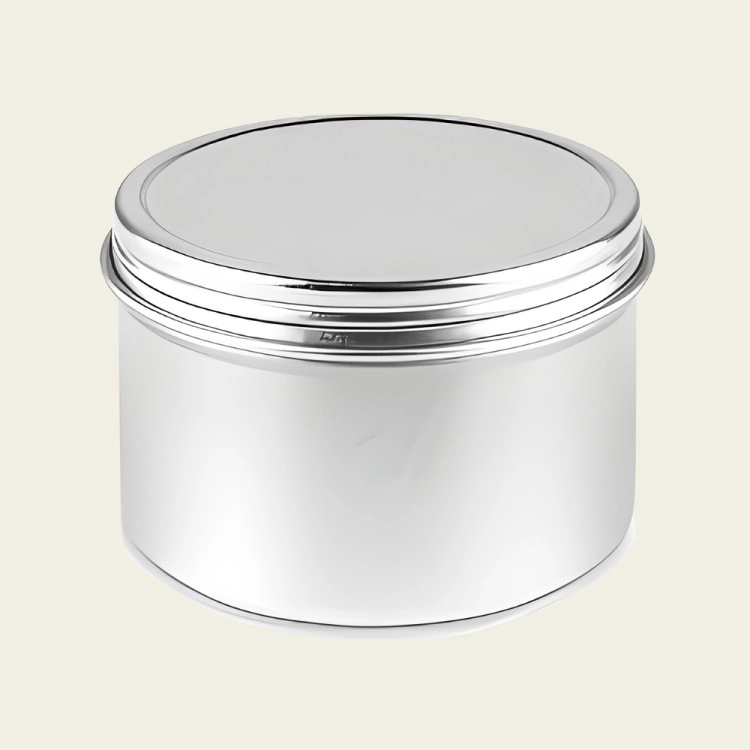 Screw top metal tins