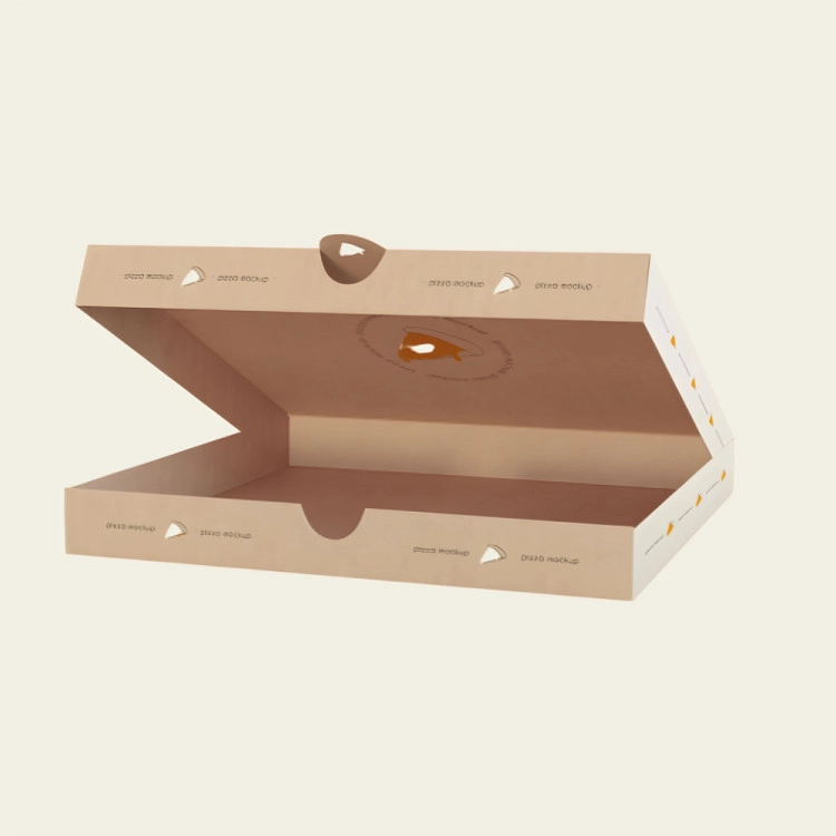 Brown Pizza Boxes