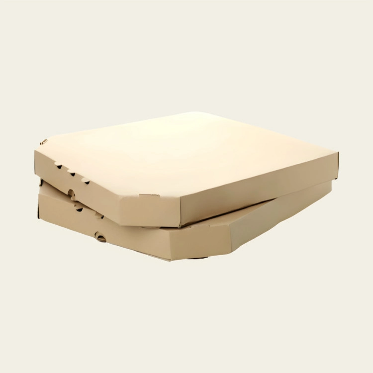 Brown Pizza Boxes